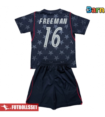 Förenta stater Alex Freeman #16 Bortatröja Barn VM 2026 Kortärmad (+ Korta byxor)