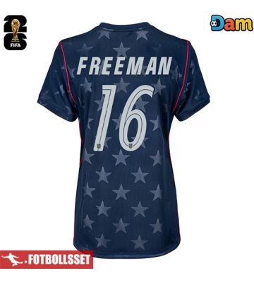 Förenta stater Alex Freeman #16 Bortatröja Dam VM 2026 Kortärmad