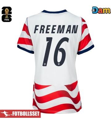 Förenta stater Alex Freeman #16 Hemmatröja Dam VM 2026 Kortärmad