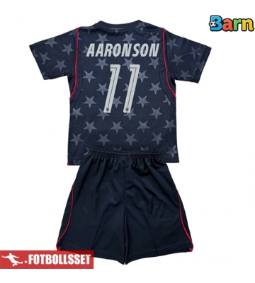 Förenta stater Brenden Aaronson #11 Bortatröja Barn VM 2026 Kortärmad (+ Korta byxor)