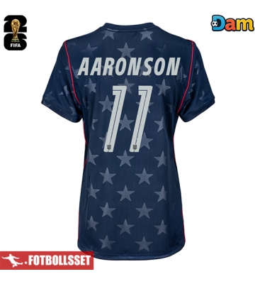 Förenta stater Brenden Aaronson #11 Bortatröja Dam VM 2026 Kortärmad