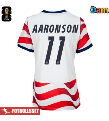 Förenta stater Brenden Aaronson #11 Hemmatröja Dam VM 2026 Kortärmad