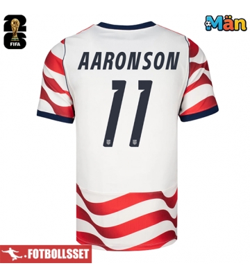 Förenta stater Brenden Aaronson #11 Hemmatröja VM 2026 Kortärmad