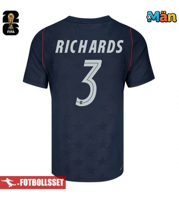 Förenta stater Chris Richards #3 Bortatröja VM 2026 Kortärmad