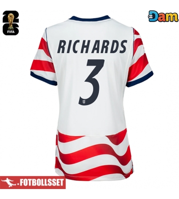 Förenta stater Chris Richards #3 Hemmatröja Dam VM 2026 Kortärmad