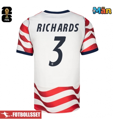 Förenta stater Chris Richards #3 Hemmatröja VM 2026 Kortärmad