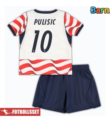 Förenta stater Christian Pulisic #10 Hemmatröja Barn VM 2026 Kortärmad (+ Korta byxor)