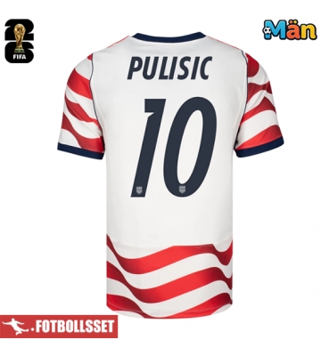 Förenta stater Christian Pulisic #10 Hemmatröja VM 2026 Kortärmad