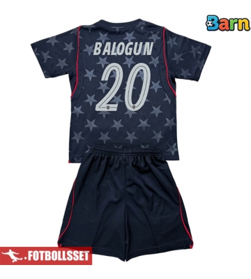 Förenta stater Folarin Balogun #20 Bortatröja Barn VM 2026 Kortärmad (+ Korta byxor)