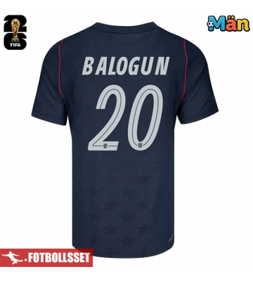 Förenta stater Folarin Balogun #20 Bortatröja VM 2026 Kortärmad