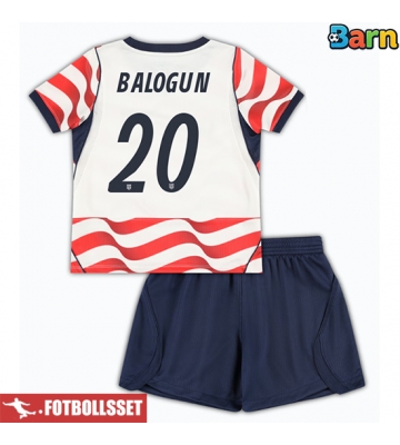 Förenta stater Folarin Balogun #20 Hemmatröja Barn VM 2026 Kortärmad (+ Korta byxor)
