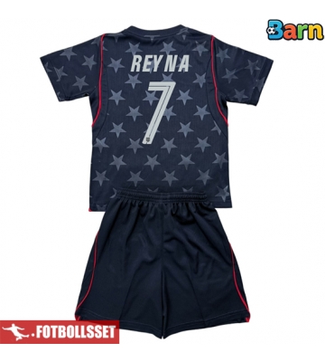 Förenta stater Giovanni Reyna #7 Bortatröja Barn VM 2026 Kortärmad (+ Korta byxor)