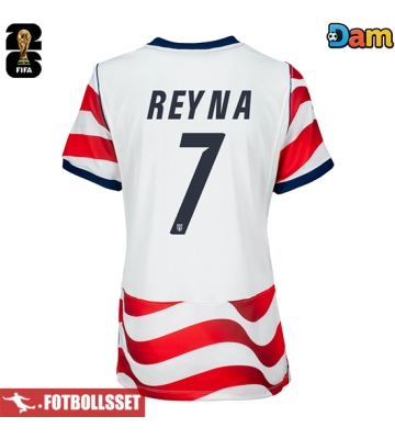 Förenta stater Giovanni Reyna #7 Hemmatröja Dam VM 2026 Kortärmad