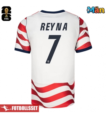 Förenta stater Giovanni Reyna #7 Hemmatröja VM 2026 Kortärmad
