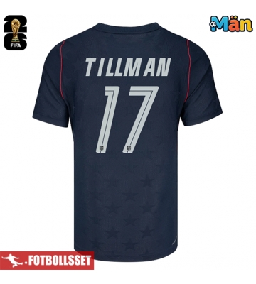 Förenta stater Malik Tillman #17 Bortatröja VM 2026 Kortärmad