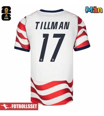 Förenta stater Malik Tillman #17 Hemmatröja VM 2026 Kortärmad