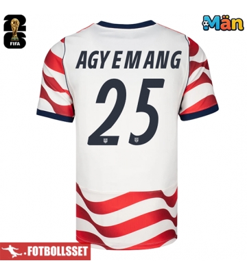 Förenta stater Patrick Agyemang #25 Hemmatröja VM 2026 Kortärmad