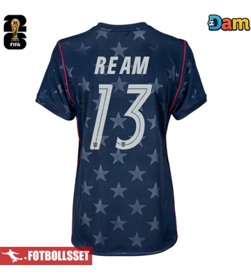 Förenta stater Tim Ream #13 Bortatröja Dam VM 2026 Kortärmad