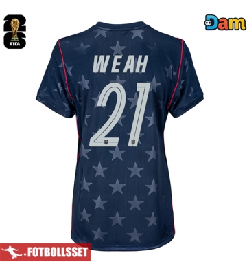 Förenta stater Timothy Weah #21 Bortatröja Dam VM 2026 Kortärmad