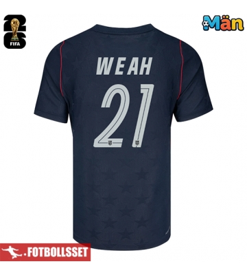 Förenta stater Timothy Weah #21 Bortatröja VM 2026 Kortärmad