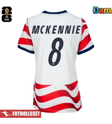 Förenta stater Weston McKennie #8 Hemmatröja Dam VM 2026 Kortärmad