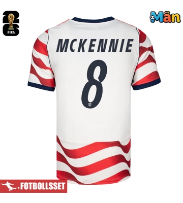 Förenta stater Weston McKennie #8 Hemmatröja VM 2026 Kortärmad