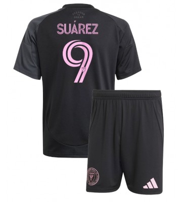 Inter Miami Luis Suarez #9 Bortatröja Barn 2025-26 Kortärmad (+ Korta byxor)