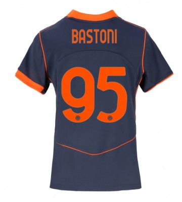 Inter Milan Alessandro Bastoni #95 Tredje Tröja Dam 2025-26 Kortärmad