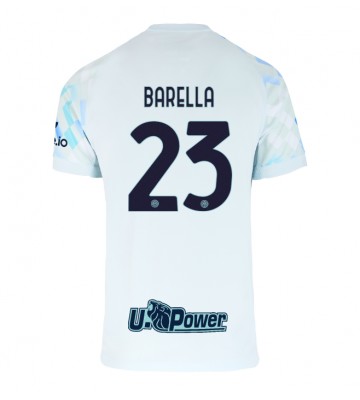 Inter Milan Nicolo Barella #23 Bortatröja 2025-26 Kortärmad