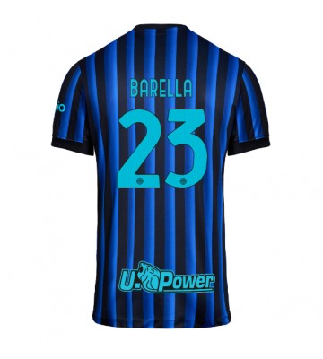 Inter Milan Nicolo Barella #23 Hemmatröja 2025-26 Kortärmad
