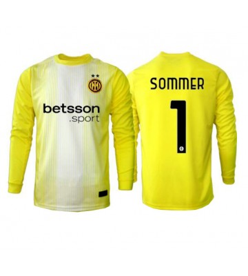 Inter Milan Yann Sommer #1 Målvakt Bortatröja 2025-26 Långärmad