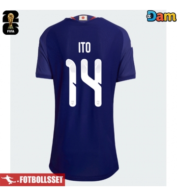 Japan Junya Ito #14 Hemmatröja Dam VM 2026 Kortärmad