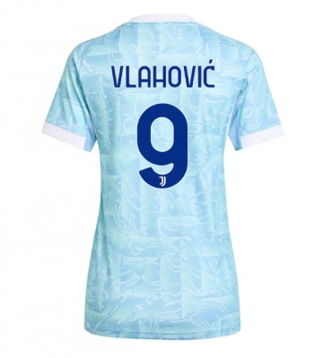 Juventus Dusan Vlahovic #9 Bortatröja Dam 2025-26 Kortärmad