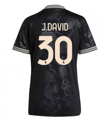 Juventus Jonathan David #30 Tredje Tröja Dam 2025-26 Kortärmad