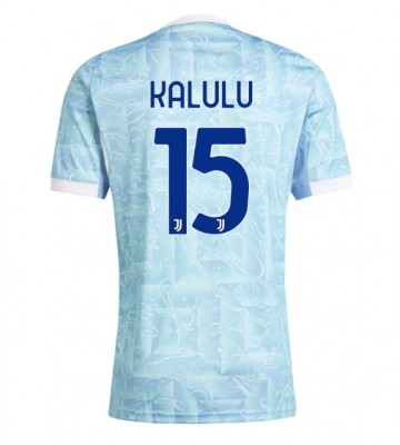 Juventus Pierre Kalulu #15 Bortatröja 2025-26 Kortärmad