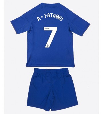 Leicester City Issahaku Fatawu #7 Hemmatröja Barn 2025-26 Kortärmad (+ Korta byxor)