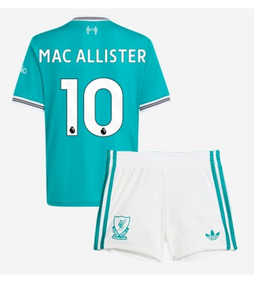 Liverpool Alexis Mac Allister #10 Tredje Tröja Barn 2025-26 Kortärmad (+ Korta byxor)