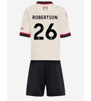 Liverpool Andrew Robertson #26 Bortatröja Barn 2025-26 Kortärmad (+ Korta byxor)