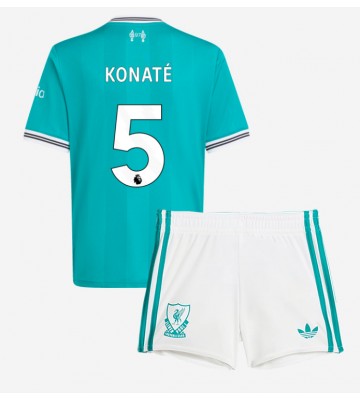 Liverpool Ibrahima Konate #5 Tredje Tröja Barn 2025-26 Kortärmad (+ Korta byxor)