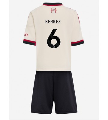 Liverpool Milos Kerkez #6 Bortatröja Barn 2025-26 Kortärmad (+ Korta byxor)