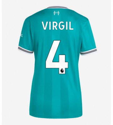 Liverpool Virgil van Dijk #4 Tredje Tröja Dam 2025-26 Kortärmad