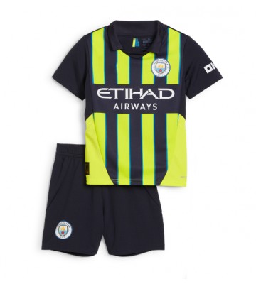 Manchester City Bortatröja Barn 2024-25 Kortärmad (+ Korta byxor)