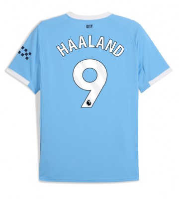Manchester City Erling Haaland #9 Hemmatröja 2025-26 Kortärmad