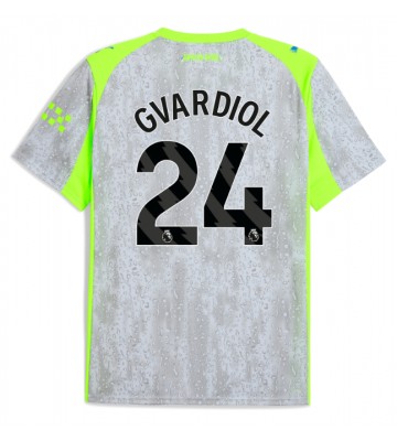 Manchester City Josko Gvardiol #24 Tredje Tröja 2025-26 Kortärmad