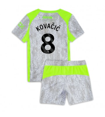 Manchester City Mateo Kovacic #8 Tredje Tröja Barn 2025-26 Kortärmad (+ Korta byxor)