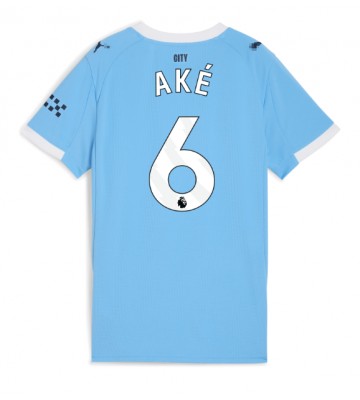 Manchester City Nathan Ake #6 Hemmatröja Dam 2025-26 Kortärmad