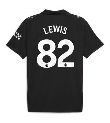 Manchester City Rico Lewis #82 Bortatröja 2025-26 Kortärmad