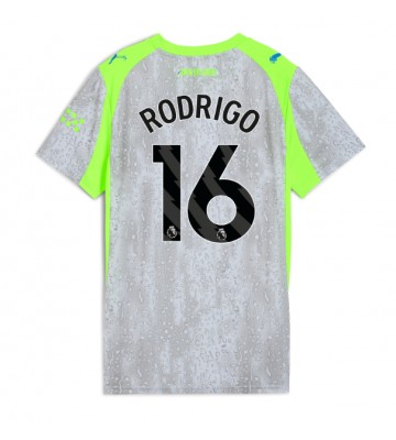 Manchester City Rodri Hernandez #16 Tredje Tröja Dam 2025-26 Kortärmad