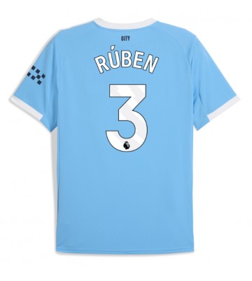 Manchester City Ruben Dias #3 Hemmatröja 2025-26 Kortärmad