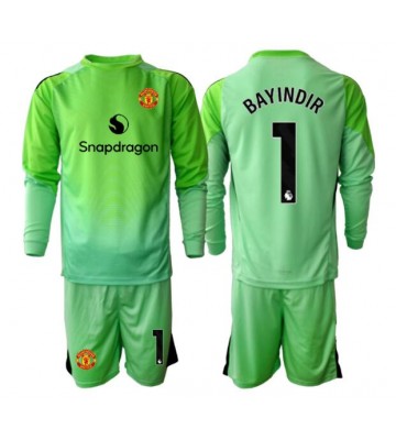 Manchester United Altay Bayindir #1 Målvakt Tredje Tröja Barn 2025-26 Långärmad (+ Korta byxor)